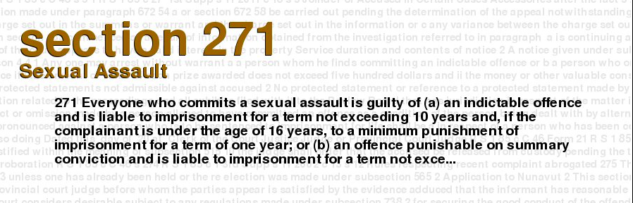 Sexual assault charges